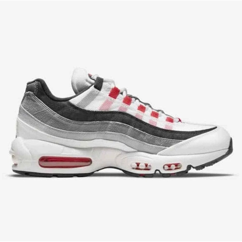 Women's Size 5.5-Nike Air Max 95 White Metallic Silver DH9792-100 Running Shoes